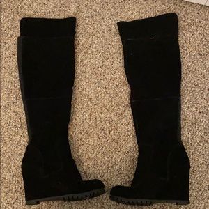 Steve Madden Over the Knee Wedge Boots